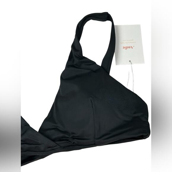 Andie Swim The Belmar Top in Black NWT Size Medium - Picture 5 of 10